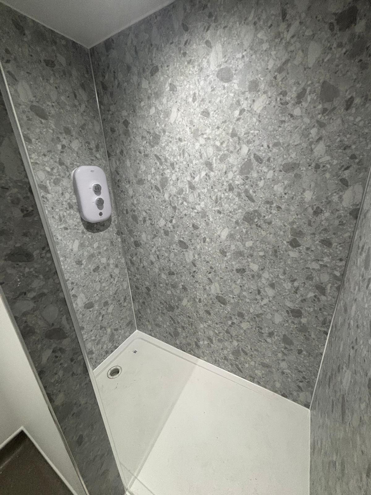 Birchwood Park — shower enclosure finish