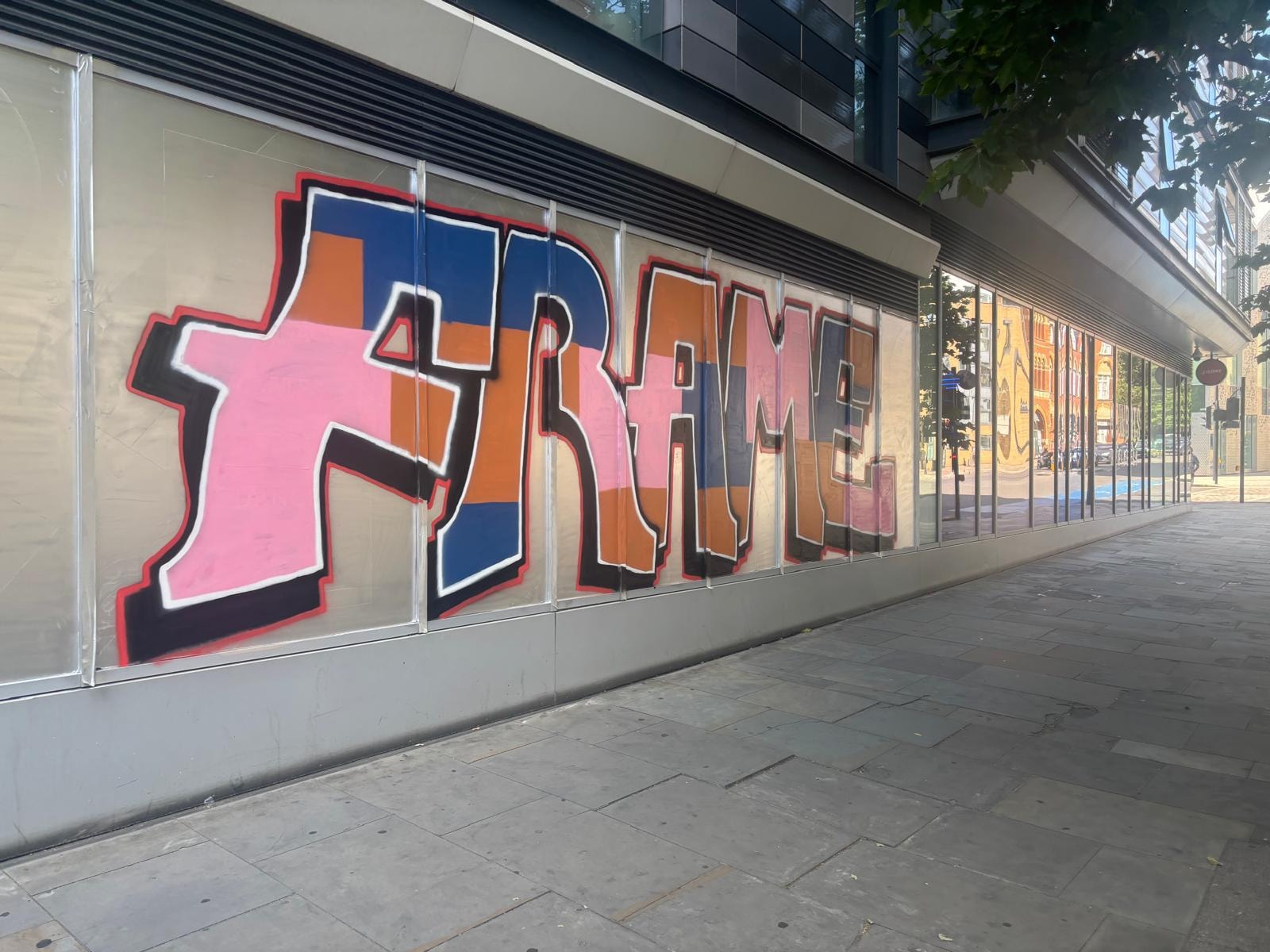 Frame Fitness Studio Kings Cross — shower sealing with Fantastic Blue Rainbow mastic