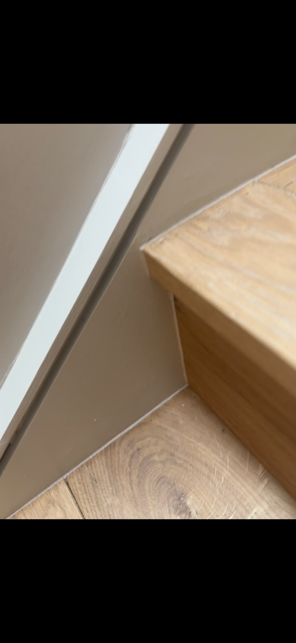 Silicone sealing around staircase and LVT flooring junction